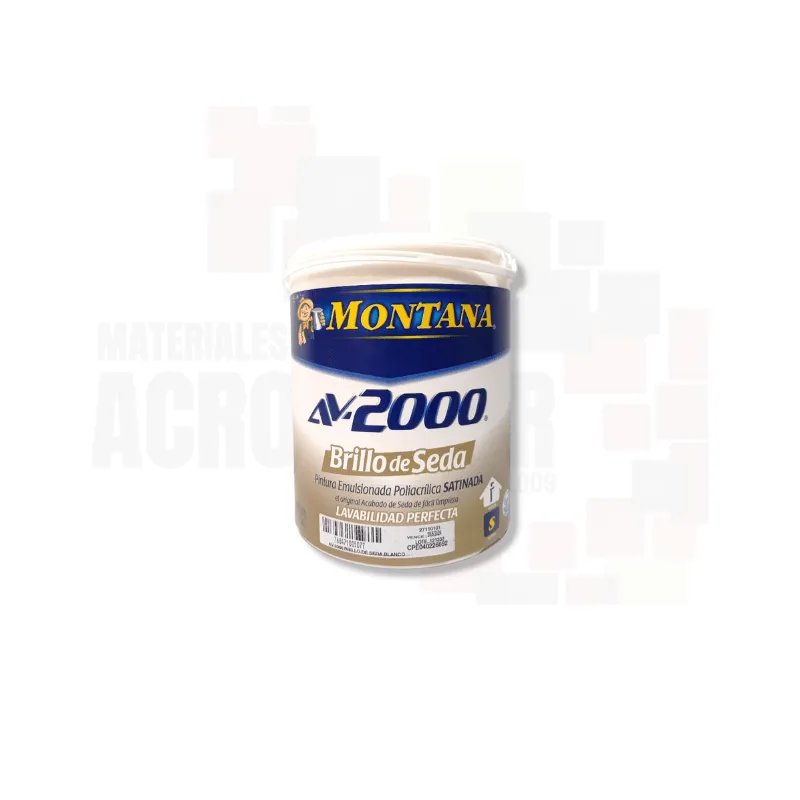 Montana AV-2000 Brillo De Seda - Materiales Acrocolor