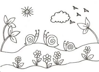 Montañas para colorear | Dibujos infantiles, imagenes cristianas