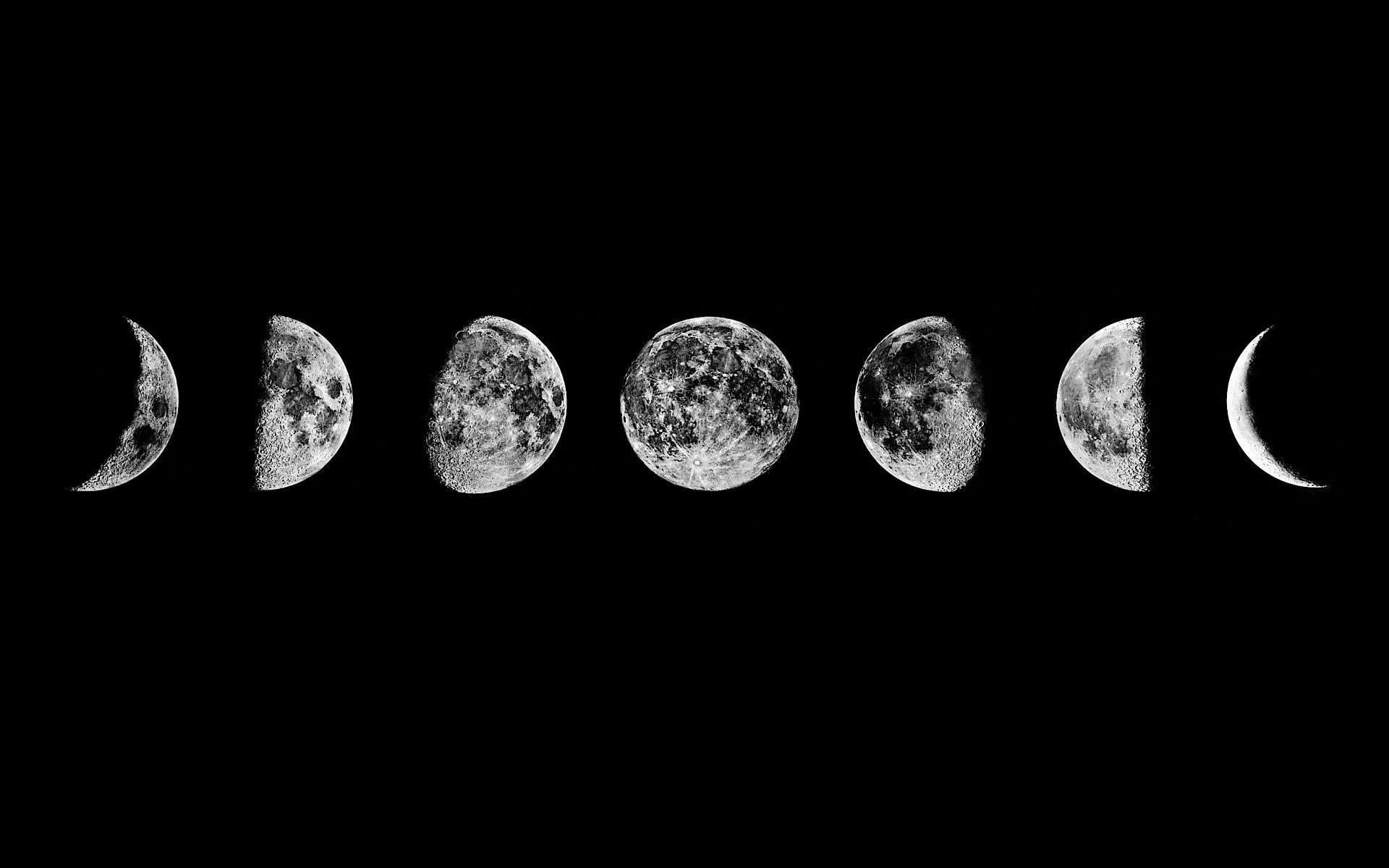 Moon phases wallpaper - 1114409