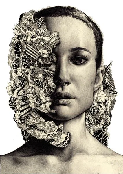 MOPEMA: DIBUJOS RAROS ( a tinta negra, black ink) 010912