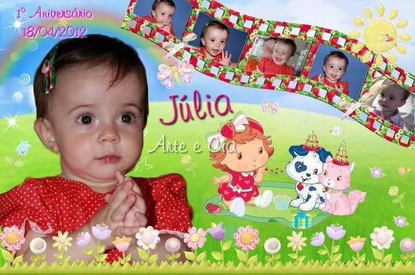 Moranguinho Baby - 01 - Arte e Cia - Personalizados