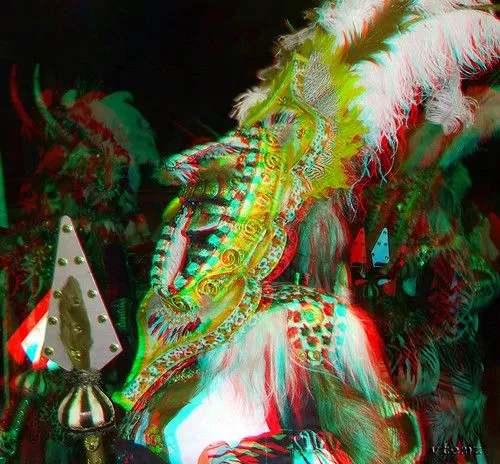 Moros y Cristianos San Blas - 3D anaglifo anaglyph - a photo on ...