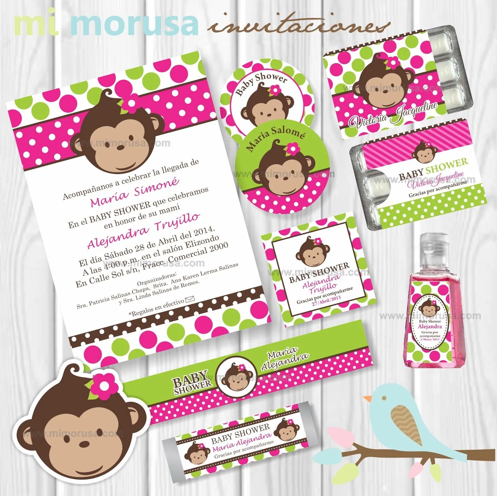 MI MORUSA Arte Digital: Kit Baby Shower Changuita!