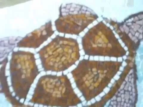 Como hacer un mosaico con ceramica (FACIL Y RAPIDO) - YouTube