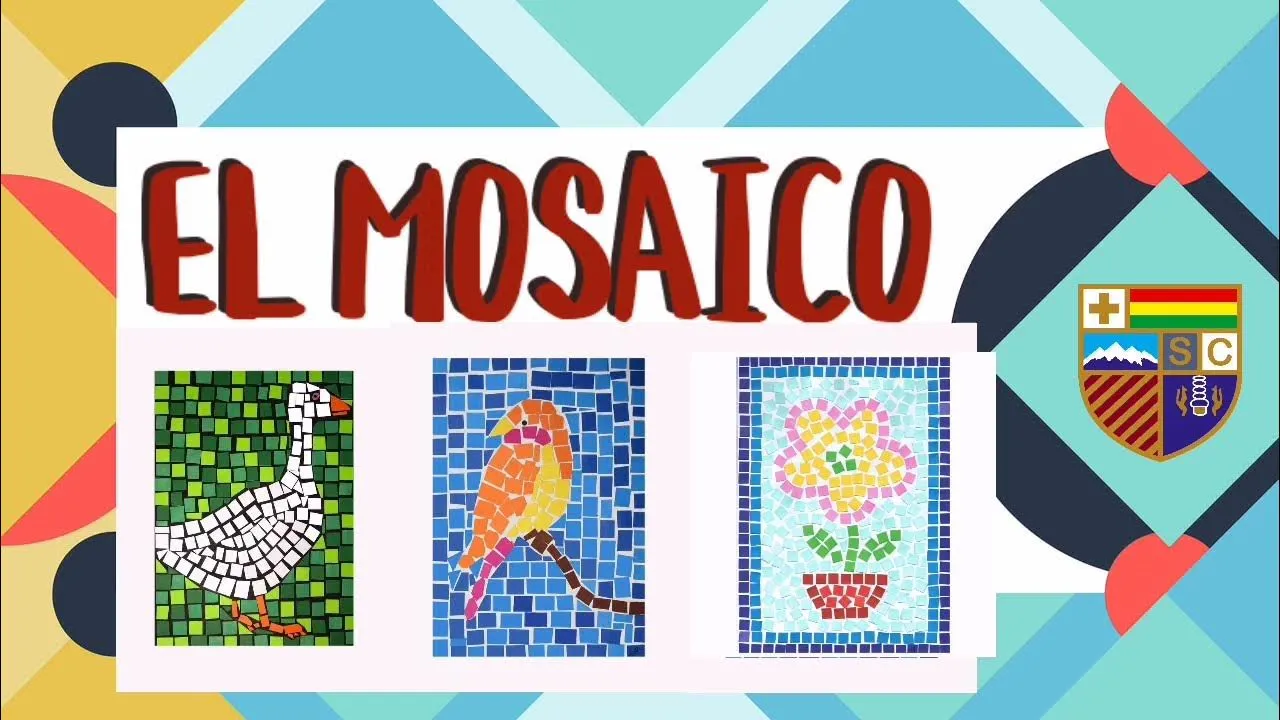 MOSAICO DE PAPEL PARA NIÑOS PARTE 1 - YouTube