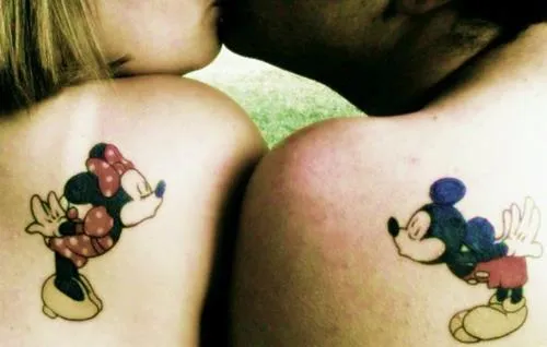 Mickey Minnie beso - Imagui