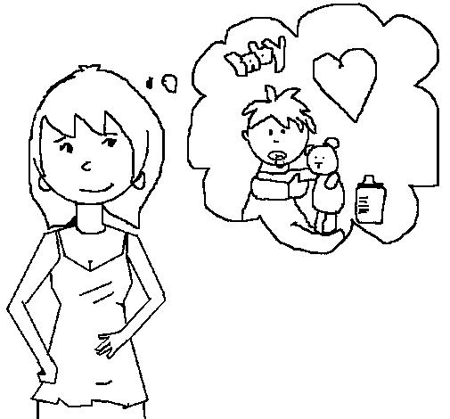 Mother coloring page - Coloringcrew.com