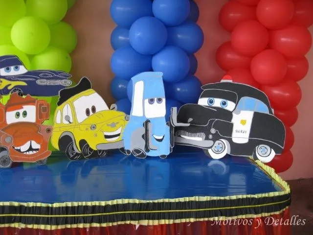 Motivos y Detalles: Cumpleaños tema Cars de Jean Pierre