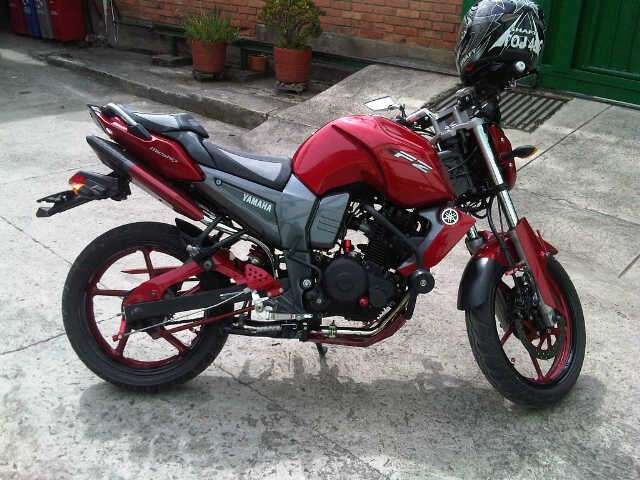 moto yamaha fz16 2012 roja personalizada autos motos otros Car Tuning