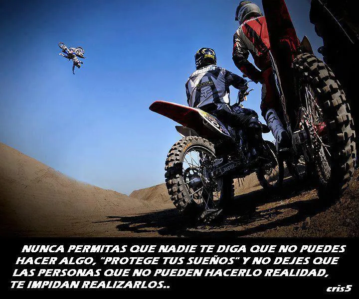 Motocross con frases - Imagui