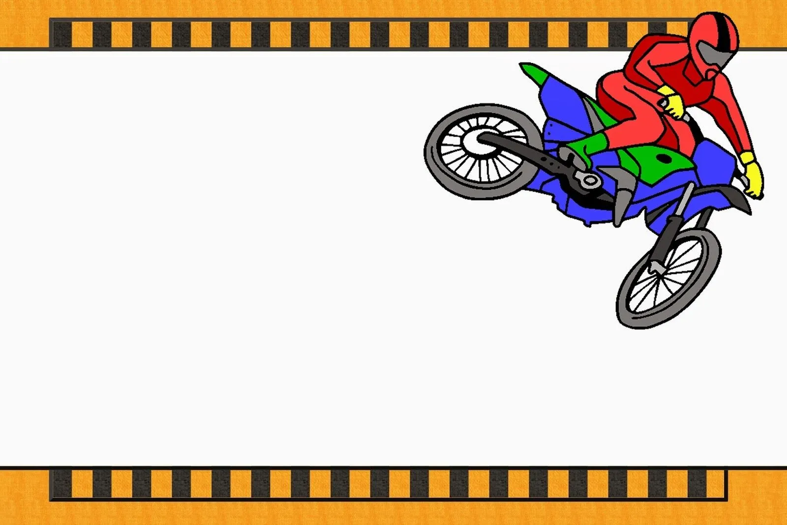 Motocross: Invitaciones para Imprimir Gratis. | Ideas y material ...