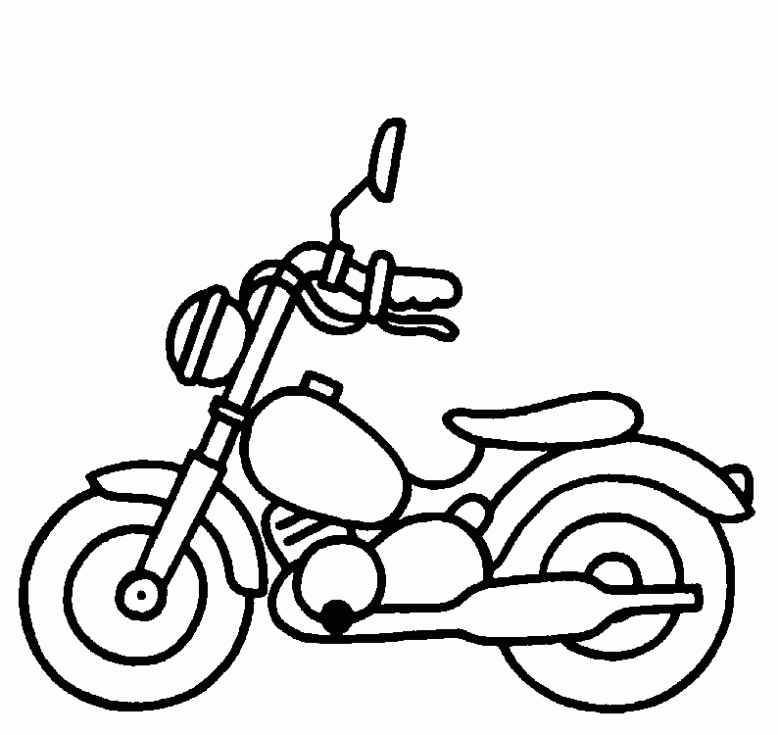 colorear-motos-dibujos- ...