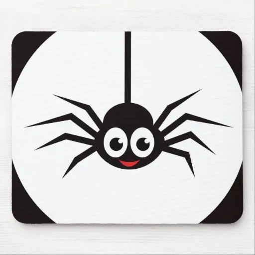 Mousepad lindo de la araña del dibujo animado alfombrillas de ...