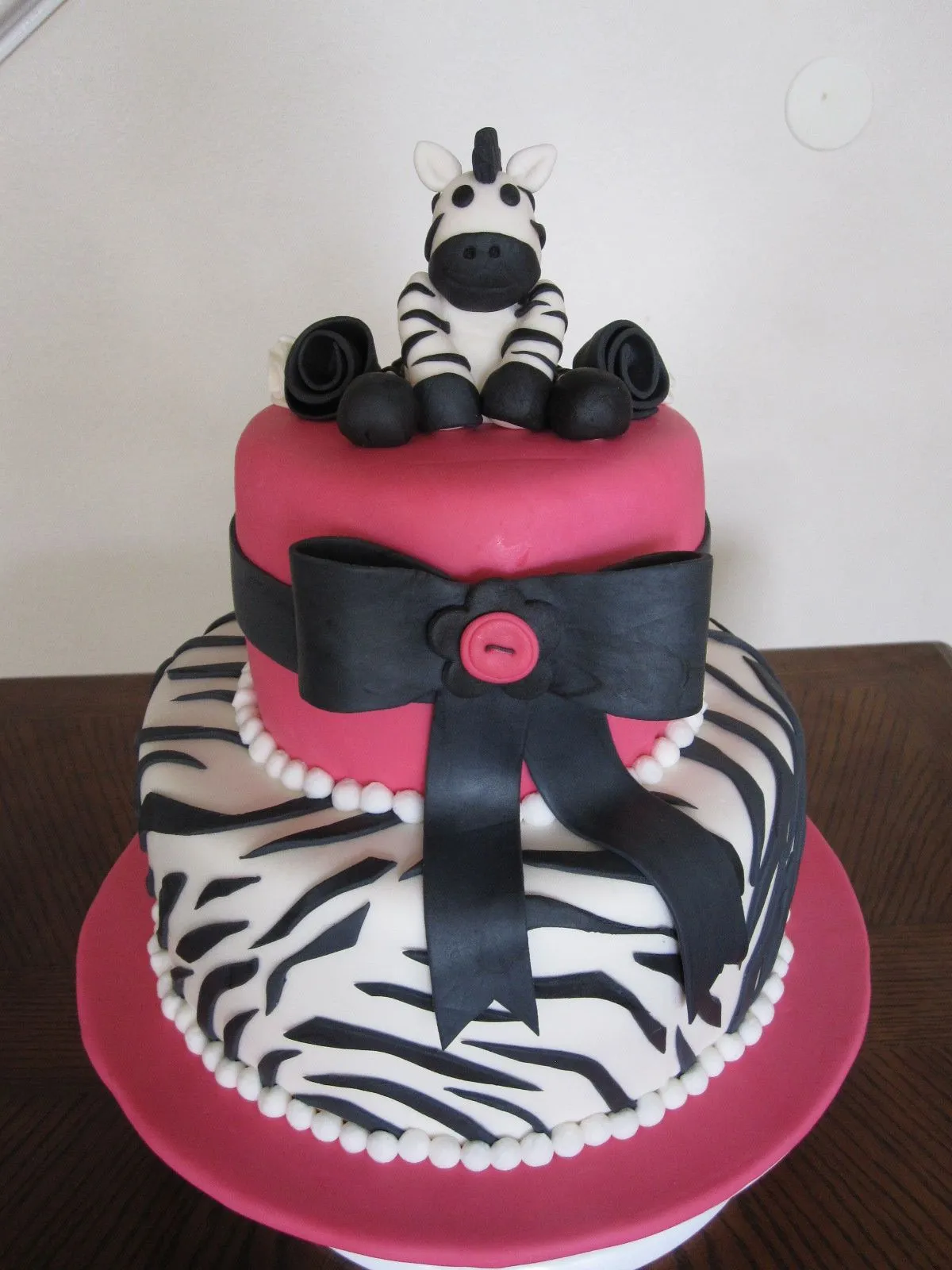 Ms. Cakes: Zebra Baby Shower Cake