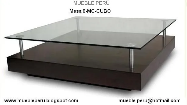 MUEBLE PERÚ: MESAS DE CENTRO