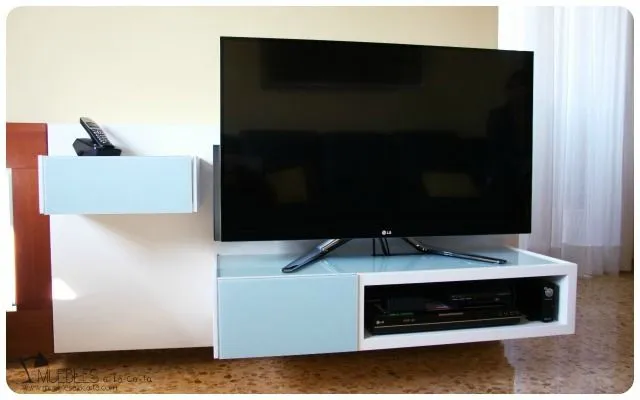 Mueble para televisión, ¡fuera cables! - dintelo.