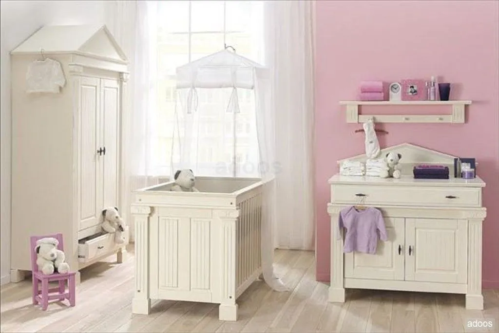 muebles blancos para habitacion de bebe | Ser padres es facilisimo.