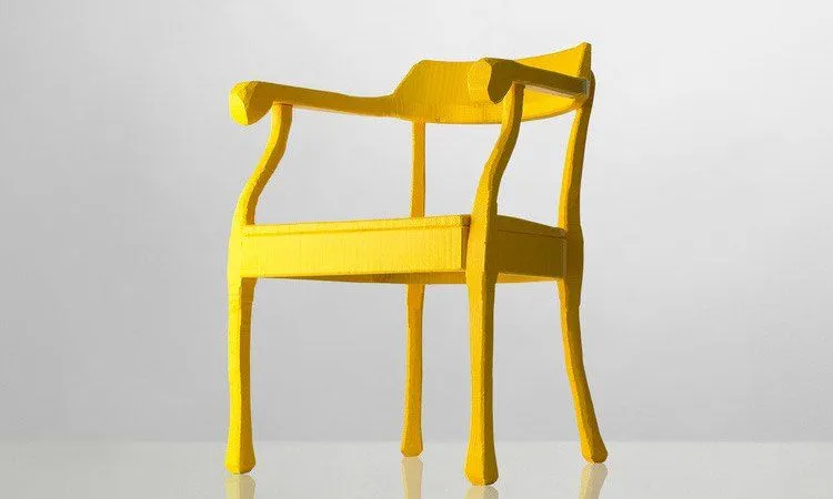 Muebles para una decoración en amarillo. Decoración del hogar.