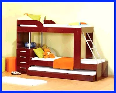 MUEBLES DECORATIBA ADOLFO IBARRA V.: CAMA CAMAROTE CON CAJONERA.