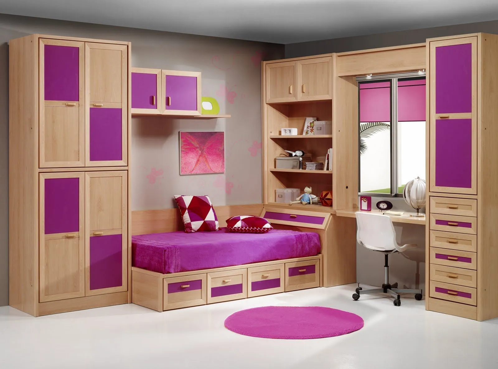 Muebles Eduardo Tallero: DORMITORIO JUVENIL CON MOLDURAS MELAMINA