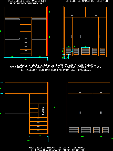 Muebles equipamiento Archives - Página 184 de 240 - Planos de ...