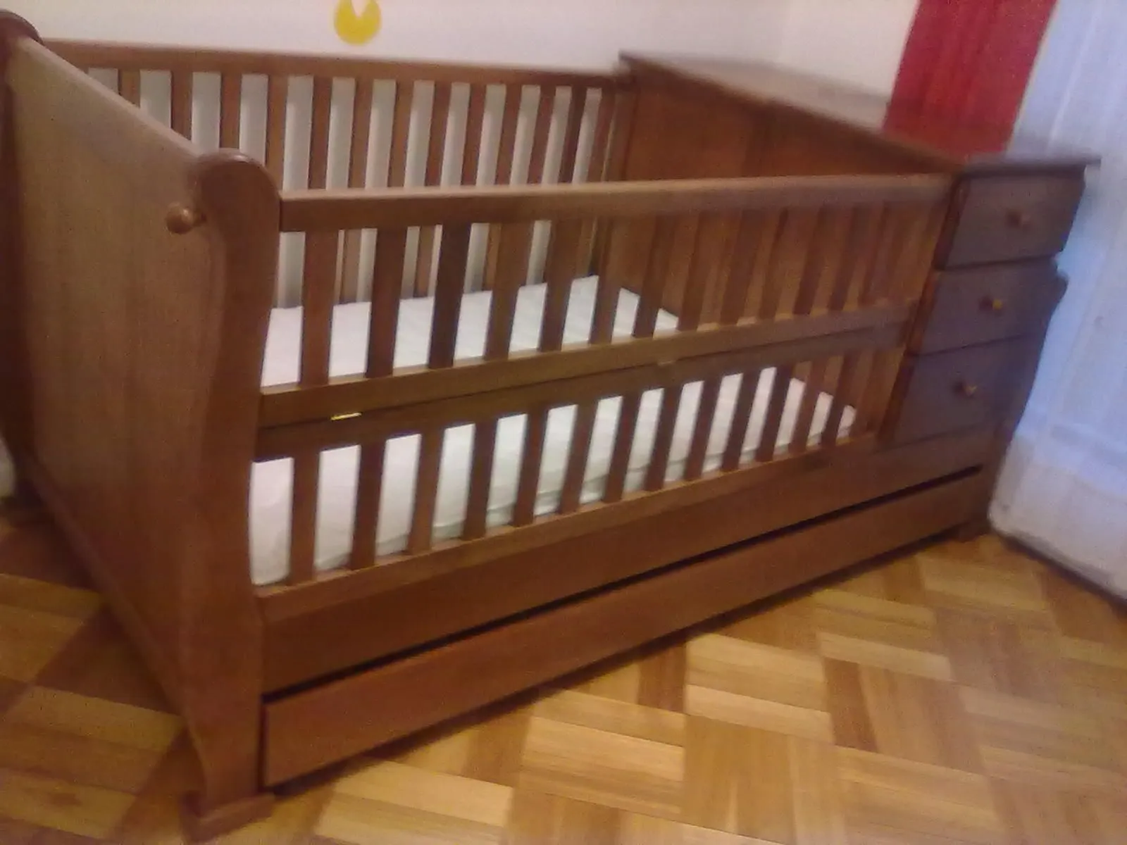Muebles Kotue": Cuna Cuja Múltiple con Cama Nido