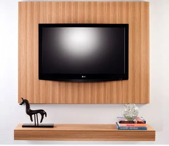 Muebles para montar la TV en la pared con estilo | Interiores