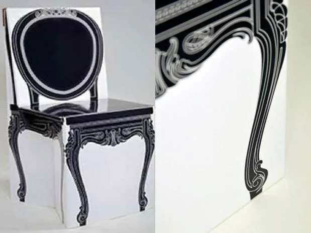 Muebles originales: fotos de silla hecha con papel reciclado ...