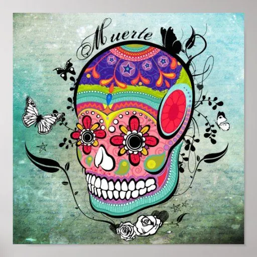 Día de Muerte del poster muerto de Calaveras de Zazzle.