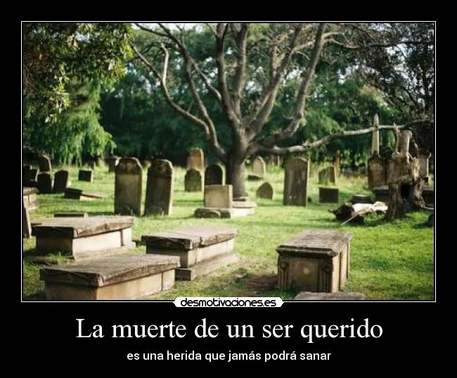 La muerte de un ser querido | Desmotivaciones