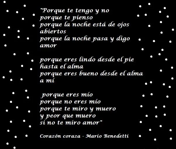 Hasta que la muerte nos separe: Un poco de poesía...te amo!