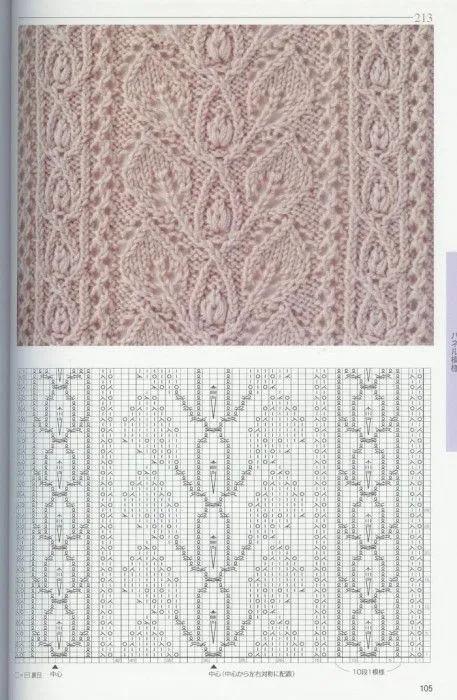 Muestra dos agujas | D - Punto dos agujas, muestras y motivos ...