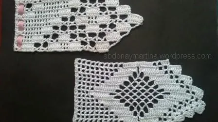 Puntas para toallas en crochet - Imagui
