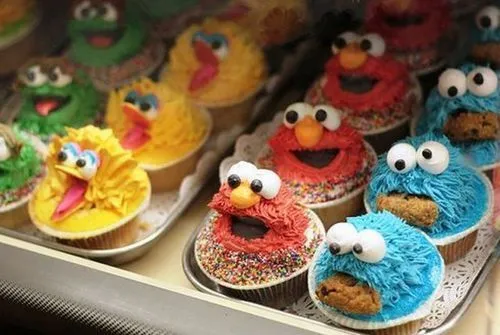 Elmo muffins - Imagui