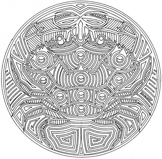 Muitas mandalas para imprimir e colorir | Desenhos para Colorir