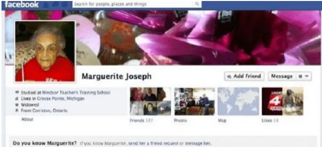 Una mujer de 104 años miente sobre su edad en Facebook ...