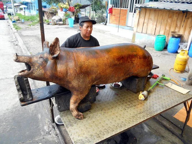 Mujer en Tierra Firme!!: Las típicas cascaritas de chancho