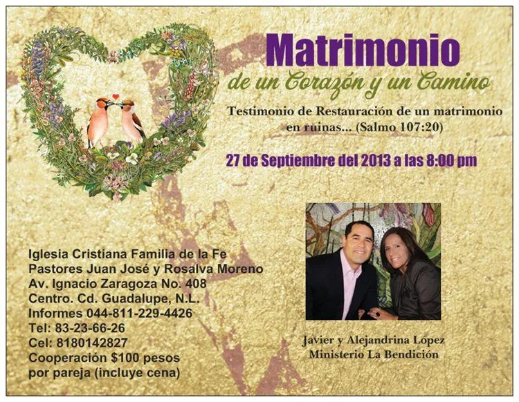 Mujeres con Vision y Poder: Conferencia Matrimonio de un corazón y ...