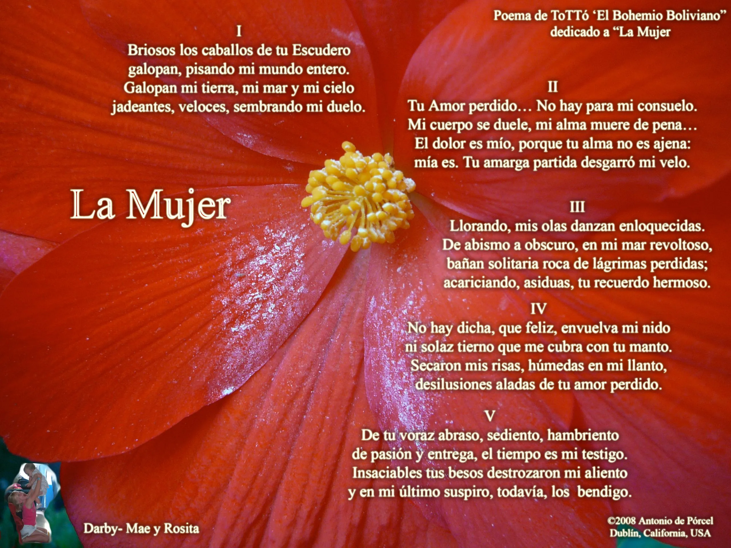 La Mujer" Poema de ToTTó dedicado a la Madre y a la Mujer (De la ...