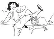 Mulan coloring pages | Super Coloring