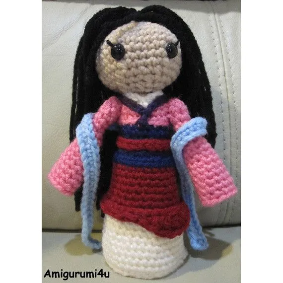 Mulan Disney Princess Handmade Amigurumi Crochet Doll | Flickr ...