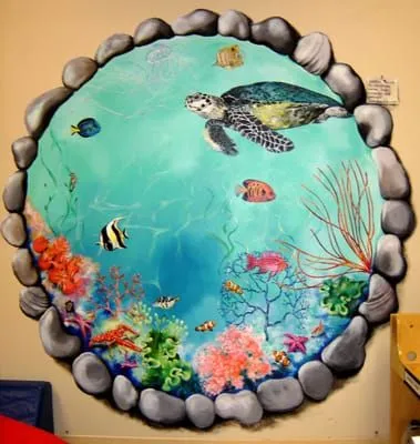 Mulberry School, Los Gatos, CA- aquarium mural | Yelp