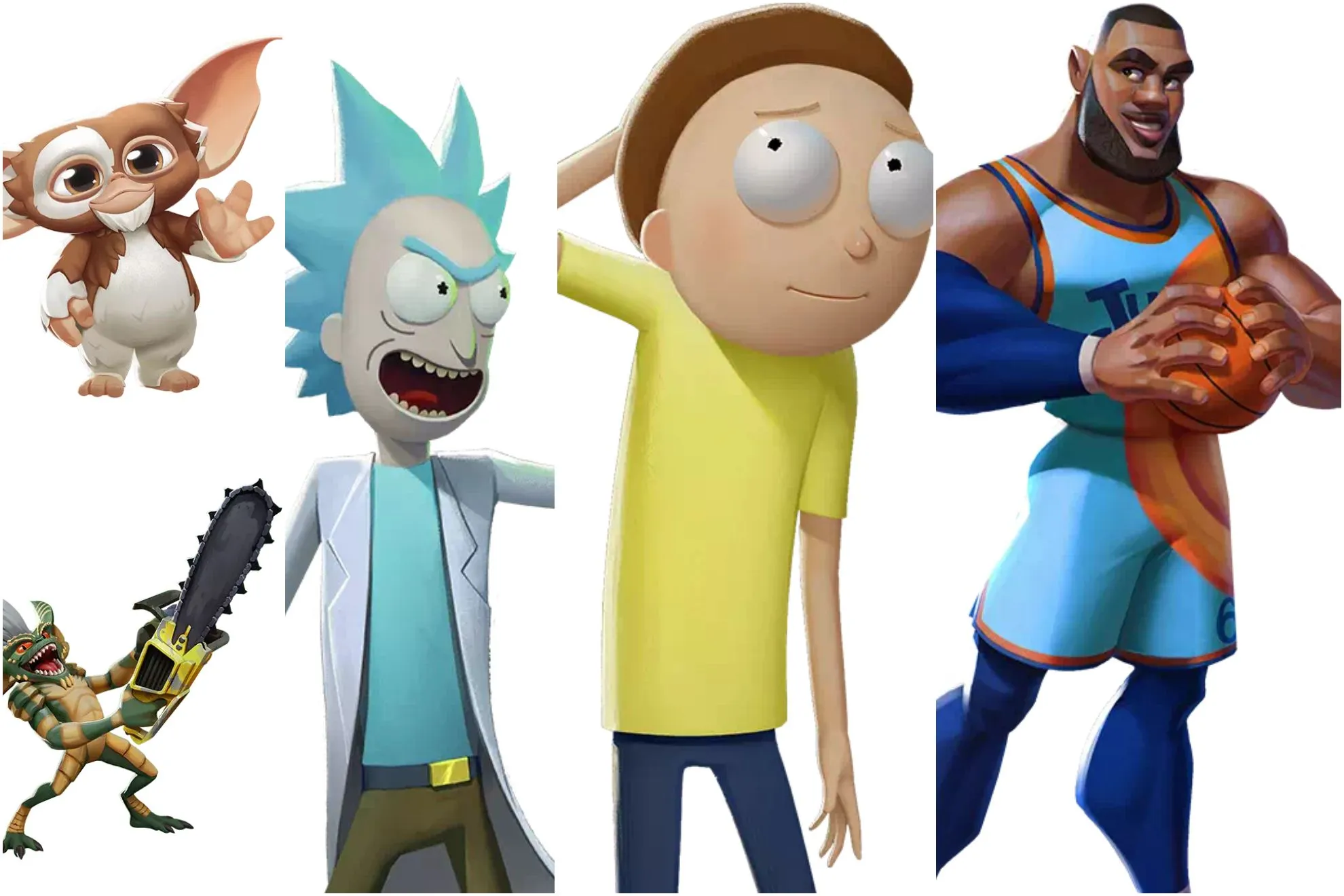 Multiversus | Todos los personajes confirmados y sus golpes: Gizmo, Lebron  James, Rick y Morty... | Marca