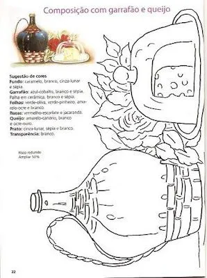 Bodegon de frutas para colorear - Imagui