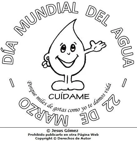 DIA MUNDIAL DEL AGUA EN DIBUJO PARA NIÑOS | dia del agua ...