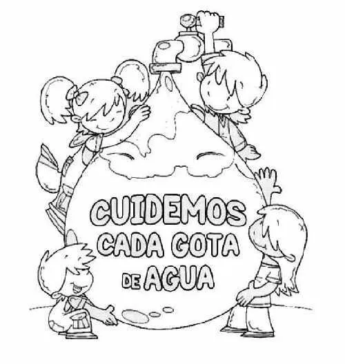 Día Mundial del Agua dibujos para colorear, ideas para realizar este 22 de  marzo | Tu Nota