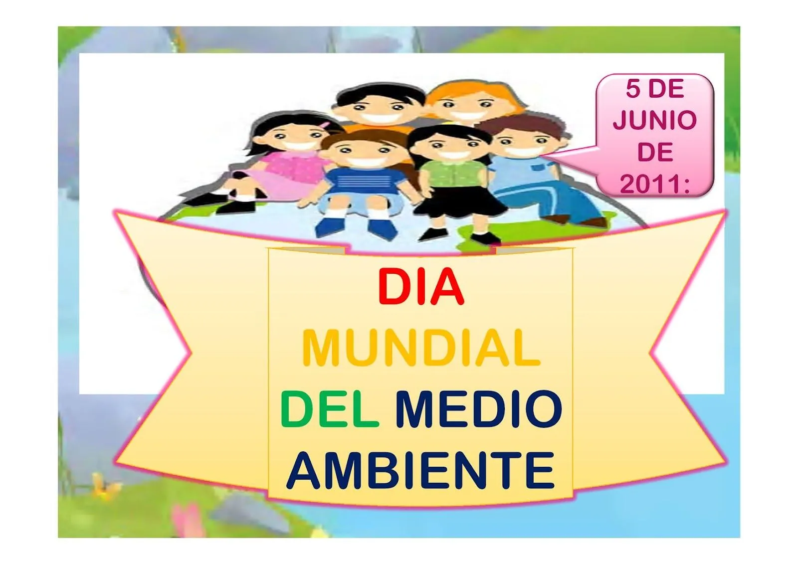 DIA MUNDIAL DEL MEDIO AMBIENTE: CUENTO PARA NIÑOS ~ CORRE SALTA Y ...