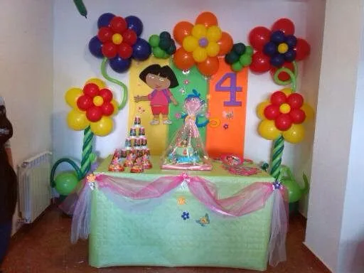 Mundial Globos: Decoración Dora la Exploradora