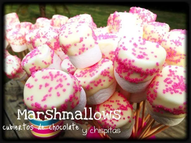 Nuestro Mundo Creativo: Marshmallows Cubiertos de Chocolate y ...