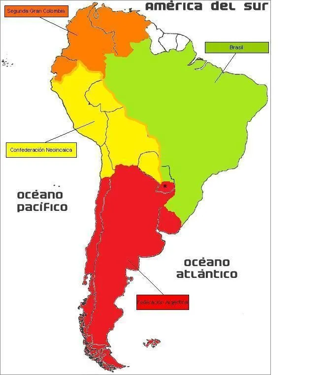 Mundo Diego: Mi mapa ideal de Sudamérica